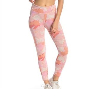 Outdoor Voices Pink Camo Techsweat Flex Leggings